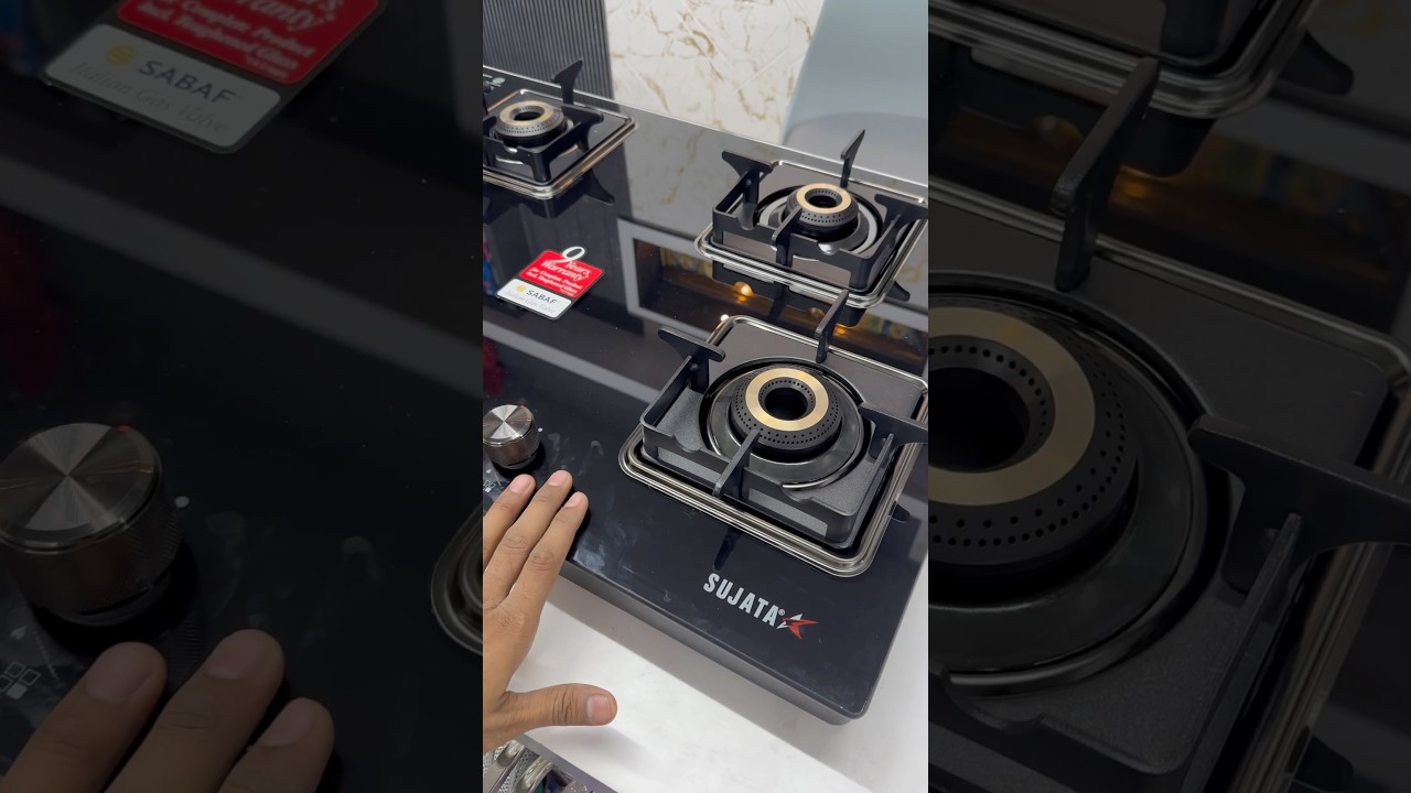 Sujata premium 4burner gas stove #sujatagasstove