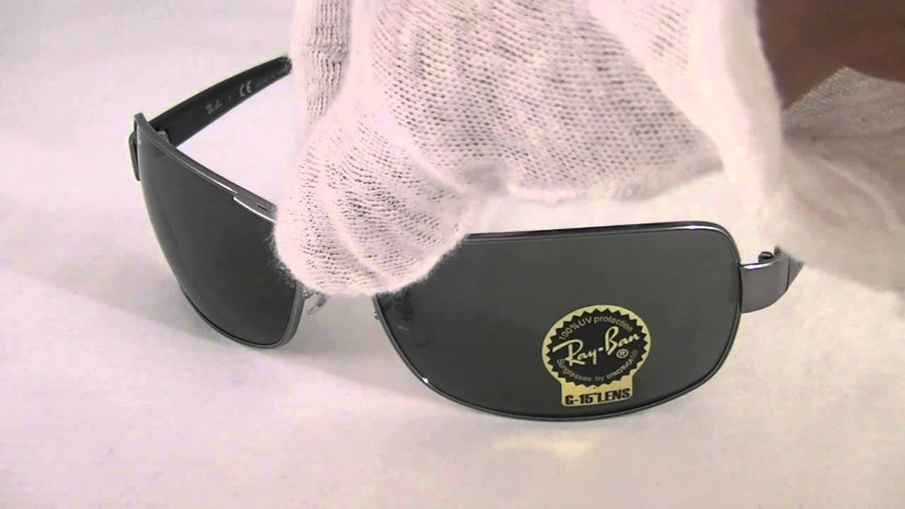 Солнцезащитные очки Ray-Ban с прямоугольными линзами G-15 RB3379 004 со скидкой