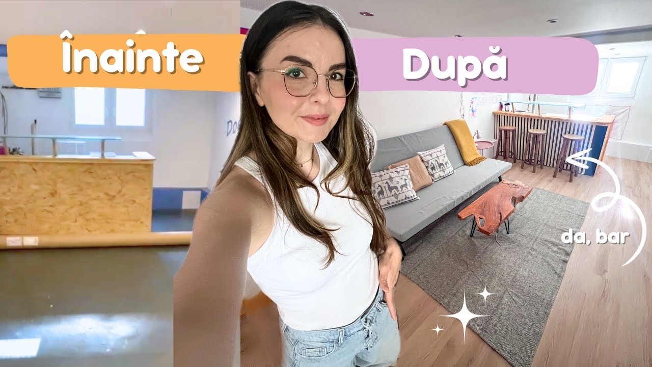 Am renovat subsolul 👀 Dormitor cu bar 😅 VLOG Bianca Jessica