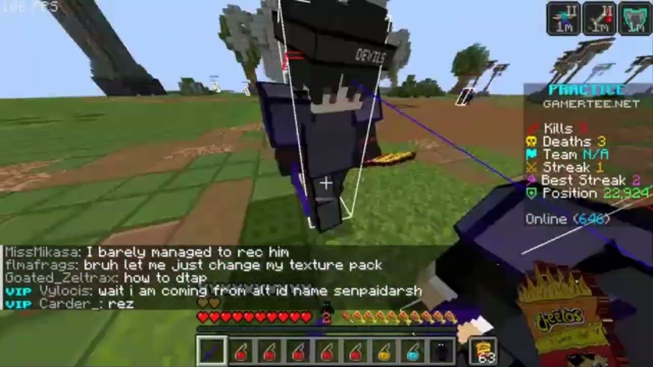 a quick drop??#minecraft#nethpot#nethpotpvp