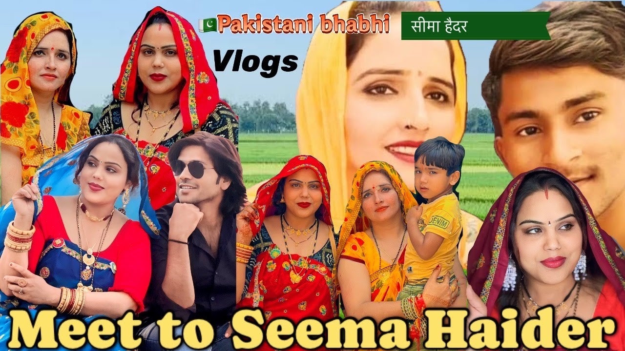 Meet to seema haider !! shera meena santha !! Ruby meena !! #vlog #sherameenasantha
