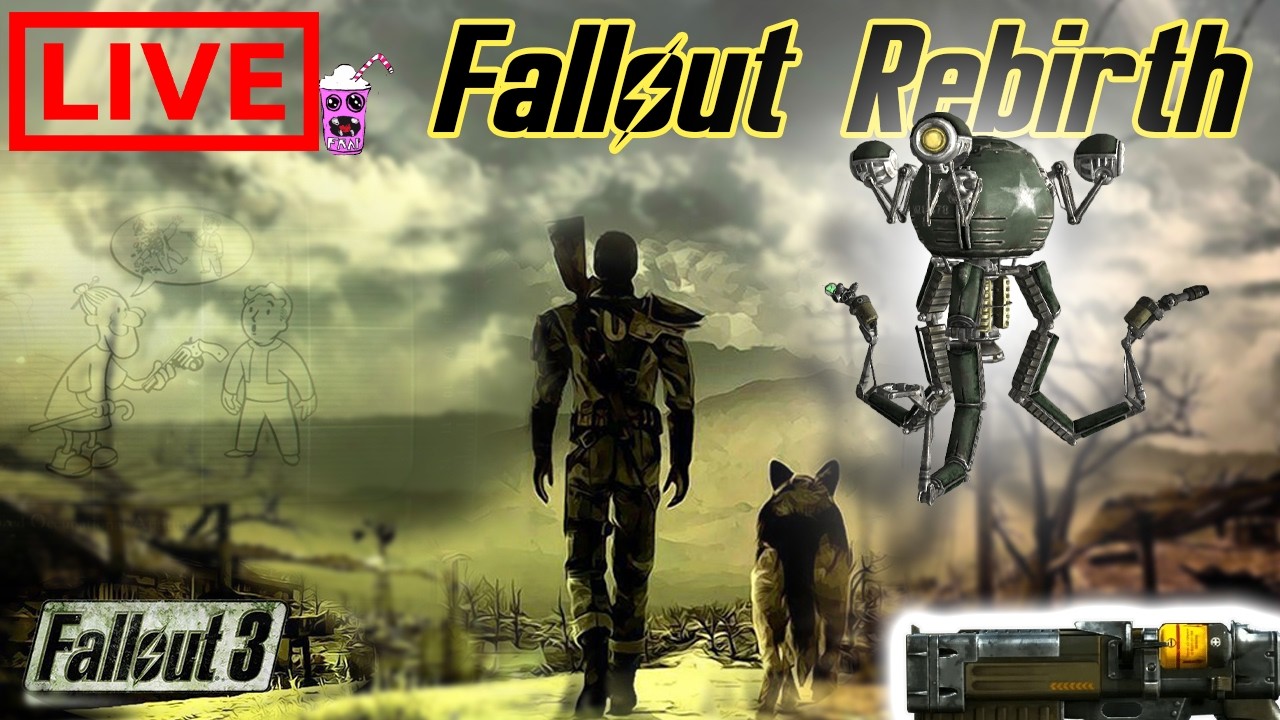 🔴LIVE/--Fallout 3-=Fresh Run--Every Bad Decision Possible