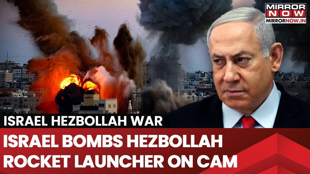 Israel Bombs Hezbollah Rocket Launcher On Cam| IDF Drone Strikes Lebanon| Watch Deadly Attack
