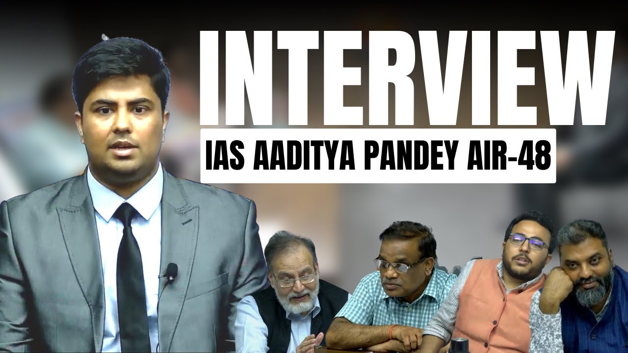 Aaditya Pandey, IAS, Rank 48 | UPSC Topper|Mock Interview | @IASAaditya @VajiramandRaviOfficial