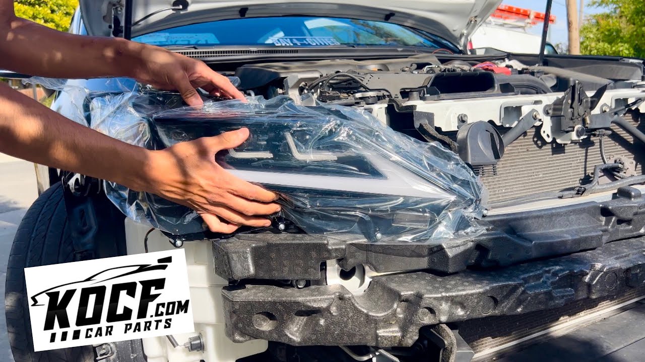 HOW TO INSTALL NEW V4 TRIPLE BEAM HEADLIGHTS!! | KOCF | CAMRY XSE 2018 - 2023 |
