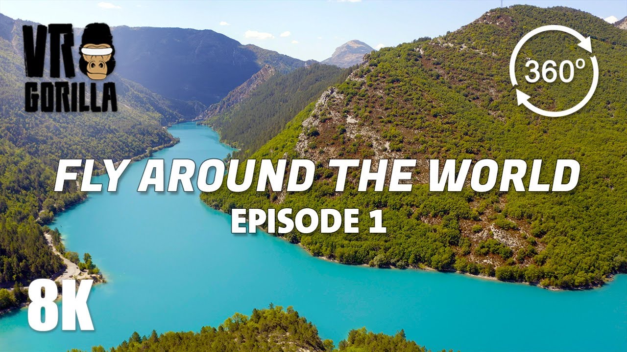 Fly Around the World in 360 - Episode 1 - 8K 360 Aerial VR Video (Teaser)