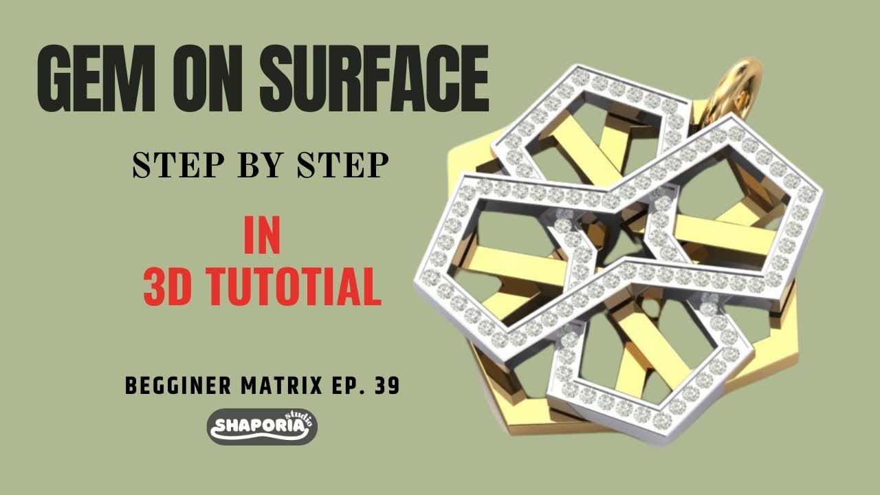 Gem on Surface in Matrix | Step-by-Step Jewelry Tutorial