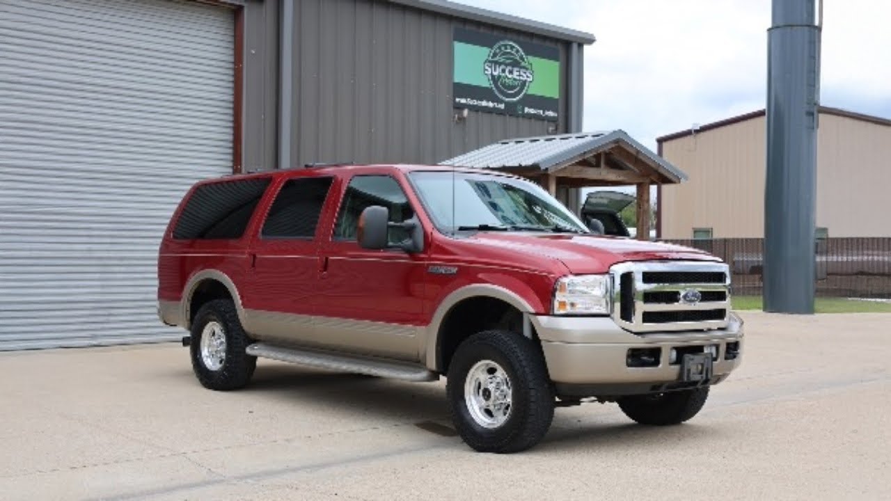 Ford Excursion Eddie Bauer 6.0L Powerstroke Diesel 4WD 2005 года выпуска &mdash; безупречное состояние!!