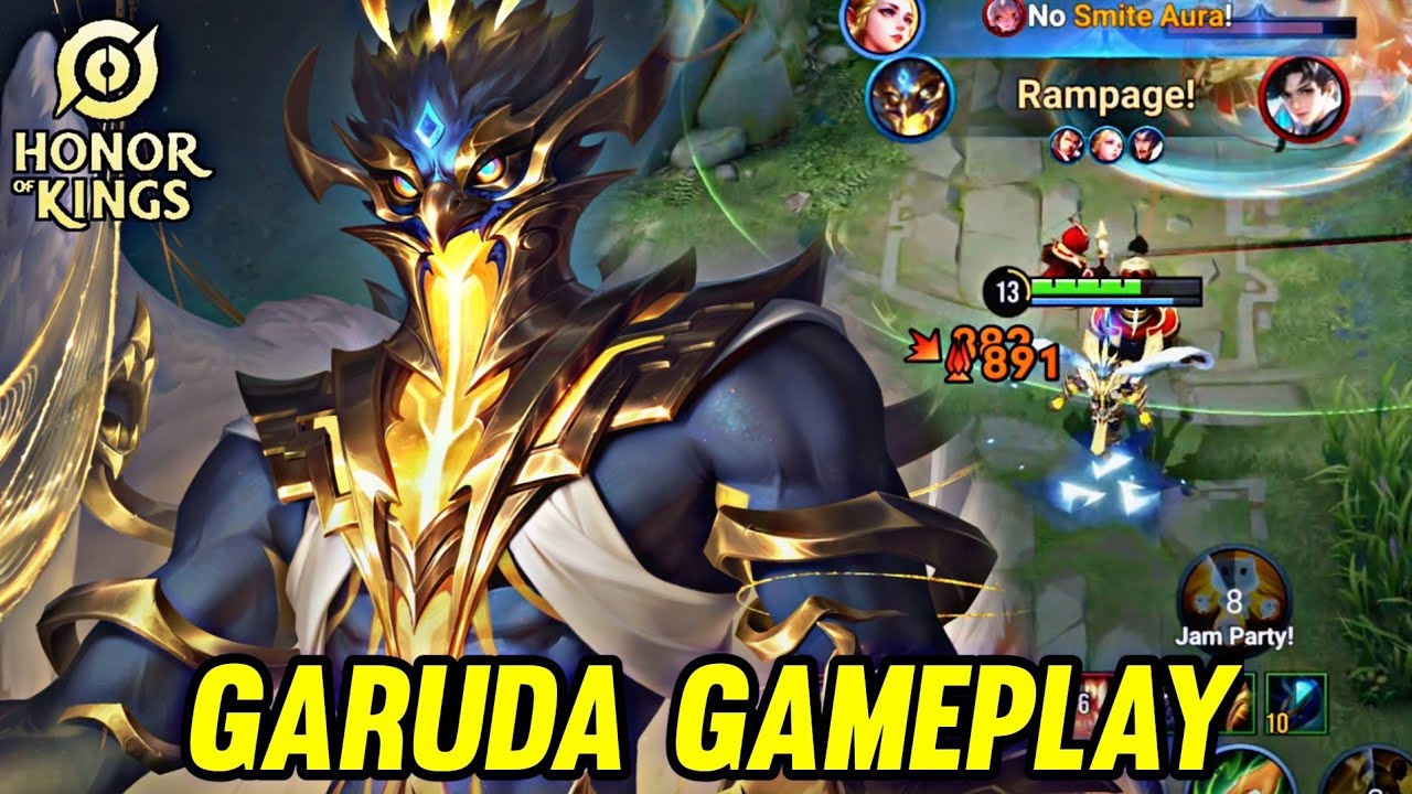 HOK : GARUDA GAMEPLAY | IN MID LANE - HONOR OF KINGS