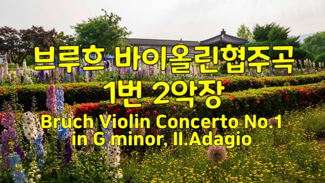 브루흐 바이올린 협주곡 1번 2악장 Bruch Violin Concerto No.1, II.Adagio #classical #클래식 #classic #bruch #violin