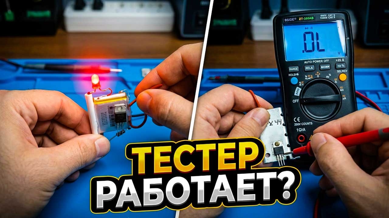 Проверка транзисторов светодиодным тестером: работает ли это на самом деле?