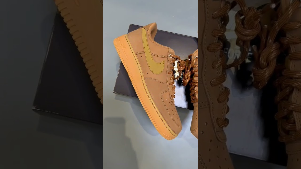 Air Force 1 '07 Flax Wheat #nike #sneakers #sneakerit #sneakerhead #airforce #sneakershopping #shoes