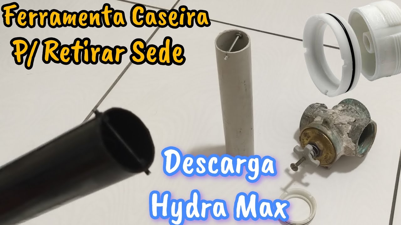 Ferramenta Caseira P/ Tirar Sede Reparo da Descarga Hydra Max 