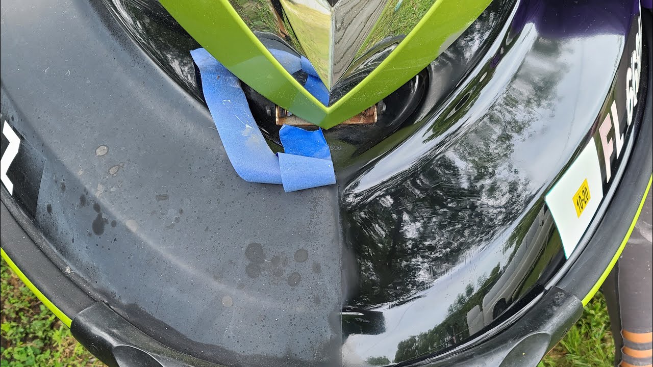 2005 SEADOO RXT X 215 RESURRECTION DETAIL - HEAVY OXIDATION REMOVAL - CERAMACRYLIX PRO HYBRID MARINE