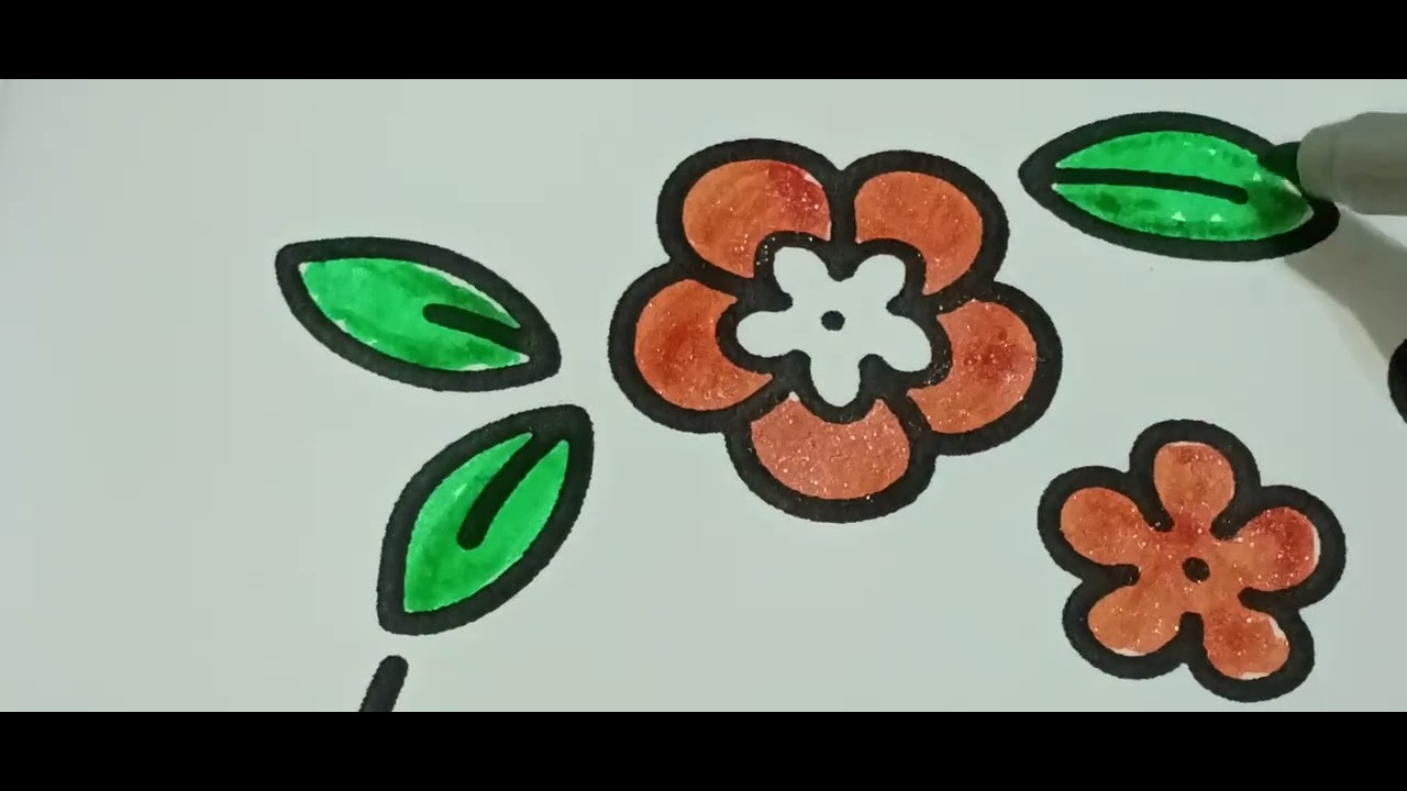 Color with me ASMR relaxing color marker 