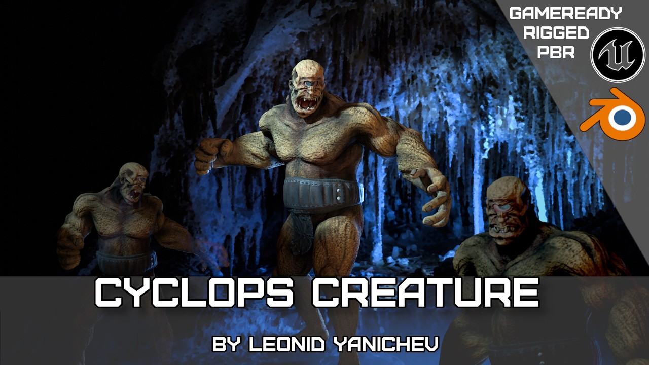 Cyclops render video Leonids Janicevs 3d artist
