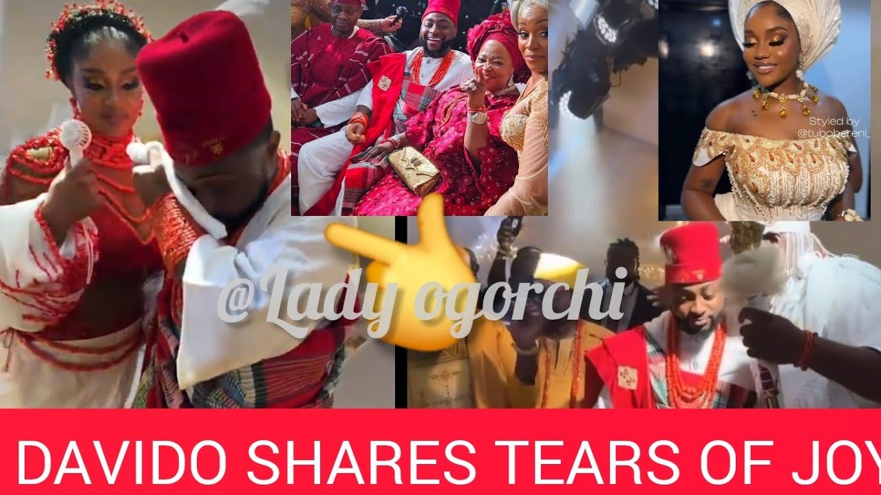 SINGER DAVIDO RELEASED TEARS OF JOY AS HE'S DREAM WEDDING WITH WIFEY CHIOMA COMETHROUGH#CHIVDOS PT3😱