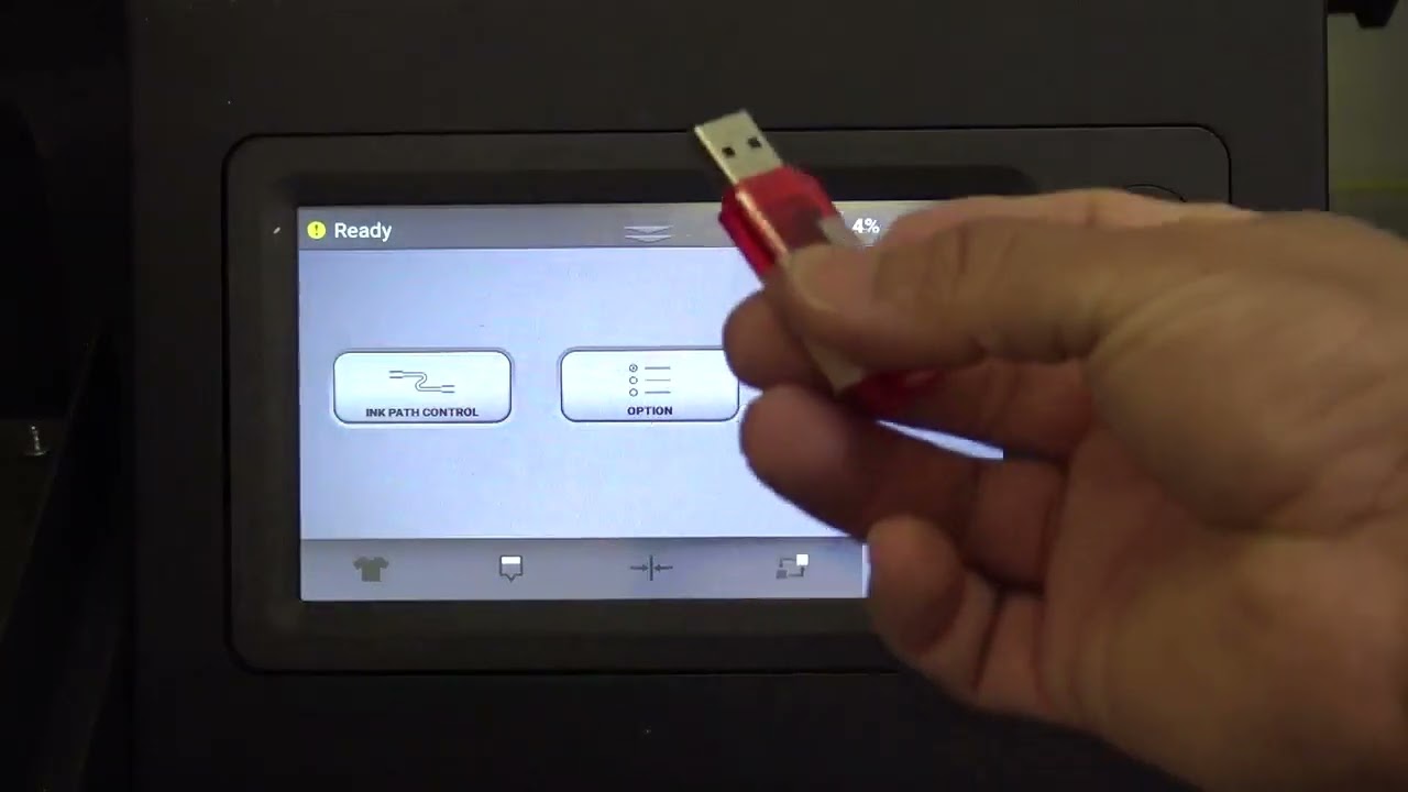 Ricoh DTG Ri1000X  update by USB