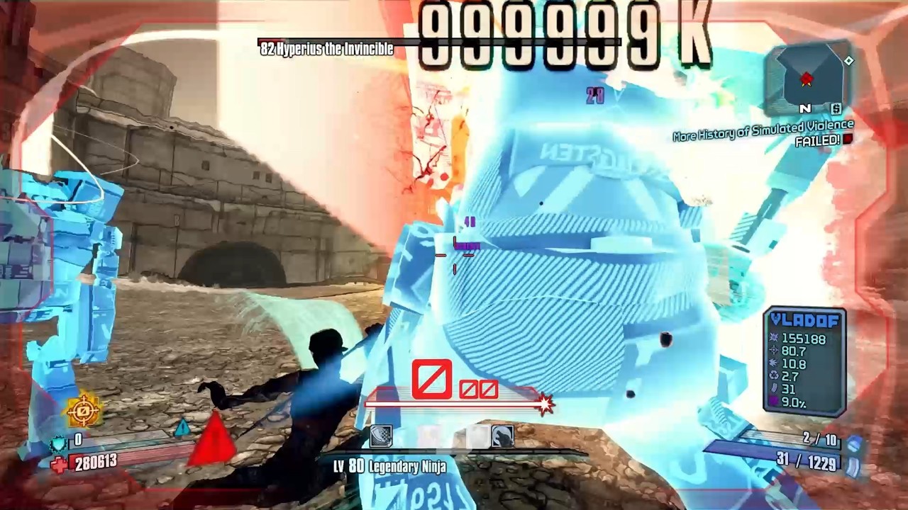 Melee Zero Level 80 Hyperius 50 seconds