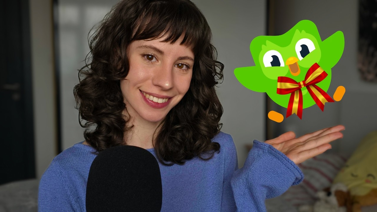 ASMR en Español | Learning Spanish with Duolingo 💛❤️