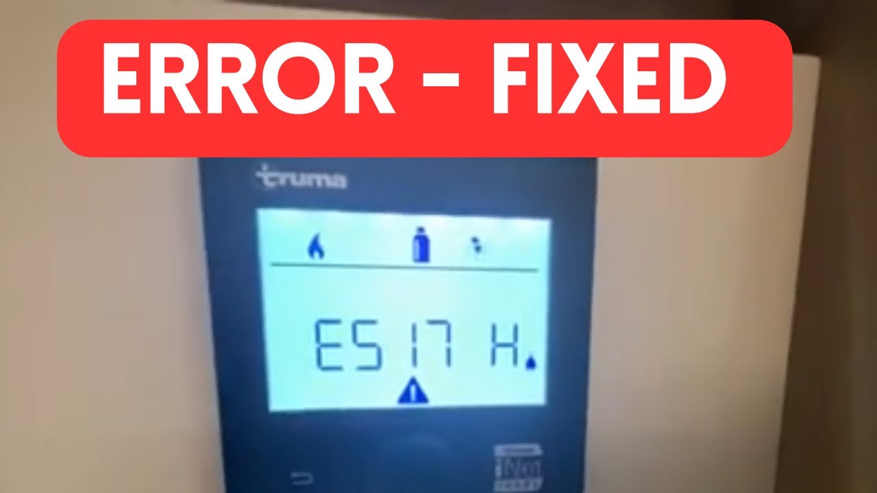 Как перезагрузить котел Truma Combi после блокировки подачи газа. Код ошибки H517E.