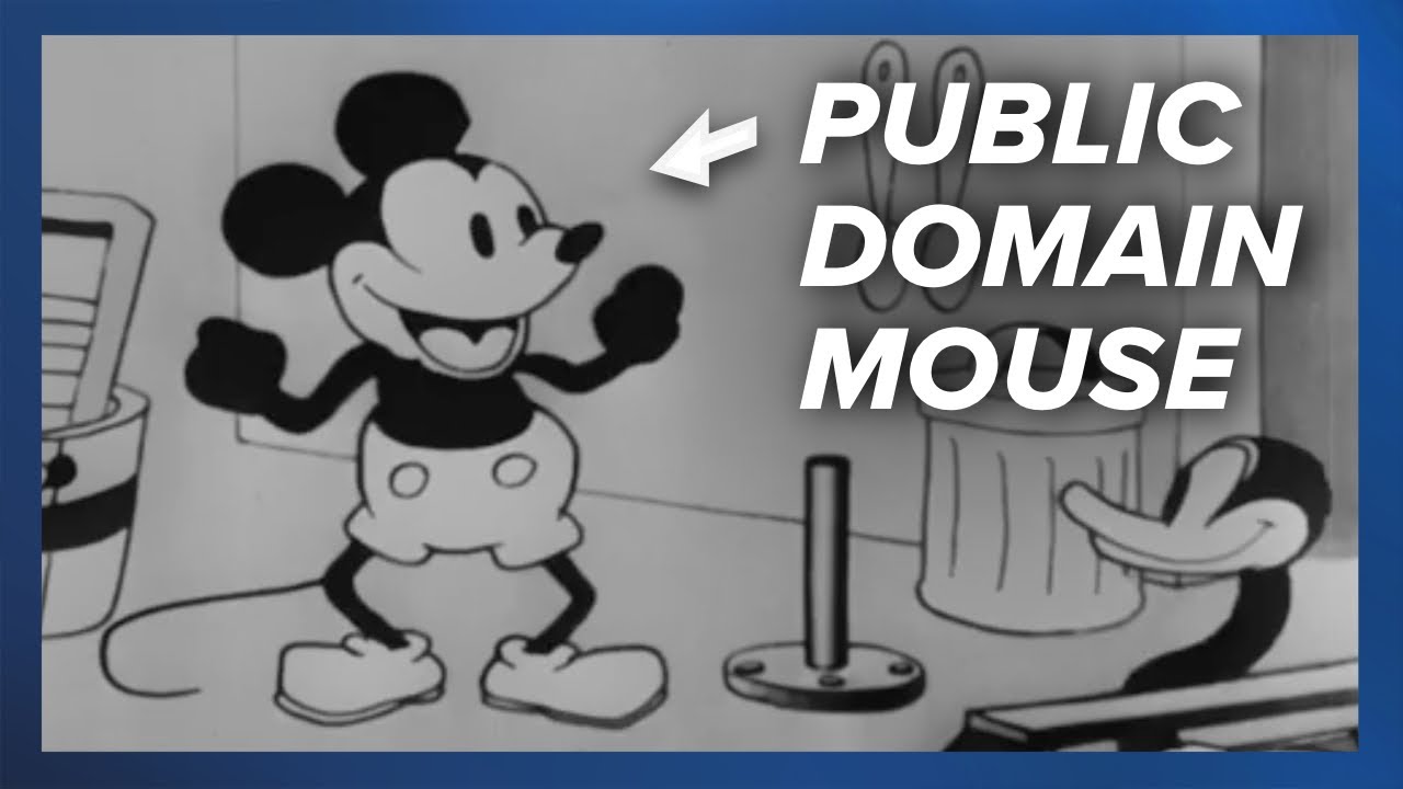 The original Mickey Mouse is public domain as of January 1, 2024
