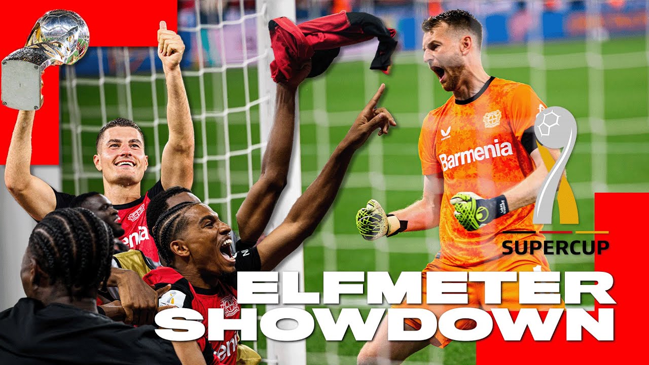 Showdown im Elferschießen: Wie Leverkusen den Supercup-Sieg holt + Interview mit Hradecky und Schick