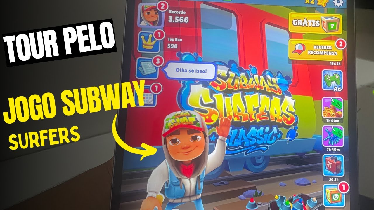 TOUR PELO JOGO SUBWAY SURFERS #jogosandroid#gamesmobile#giromobile #pcgamer #jogosandroid