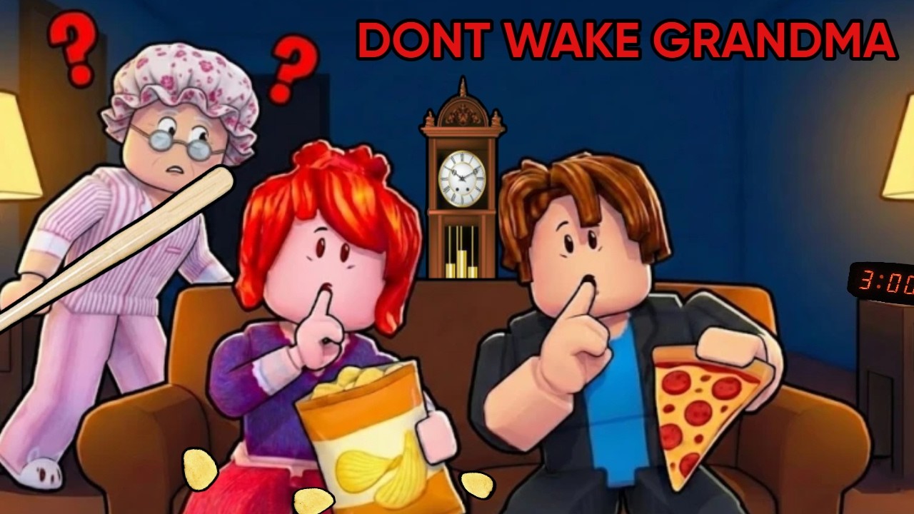 Snack Hunt (Easy / Uncut)| Don't Wake Grandma! | ROBLOX
