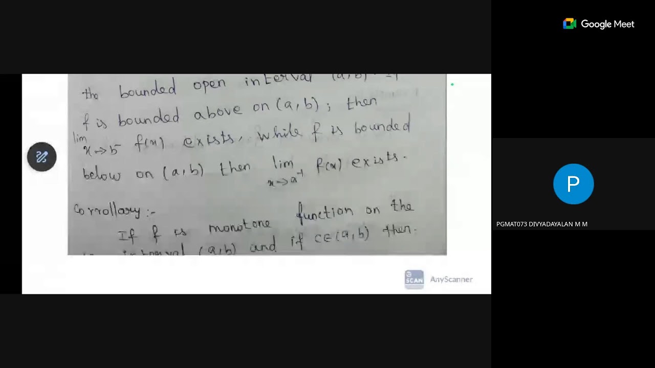 Semmozhi IAS Academy - PG& UG TRB Maths REAL ANALYSIS CLASS-11
