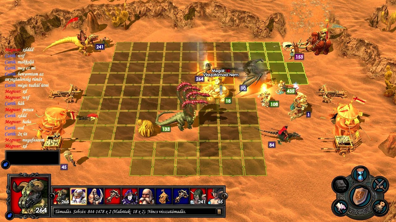 Heroes of Might and Magic V - TOE | Epic LAN battle | Dungeon vs Fortress