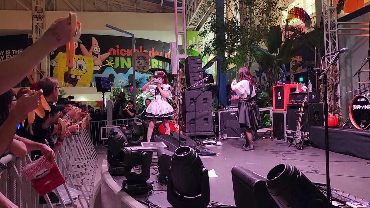 BAND-MAID - Akane's Banana Time at Nickelodeon Universe Theme Park, New Jersey 2022