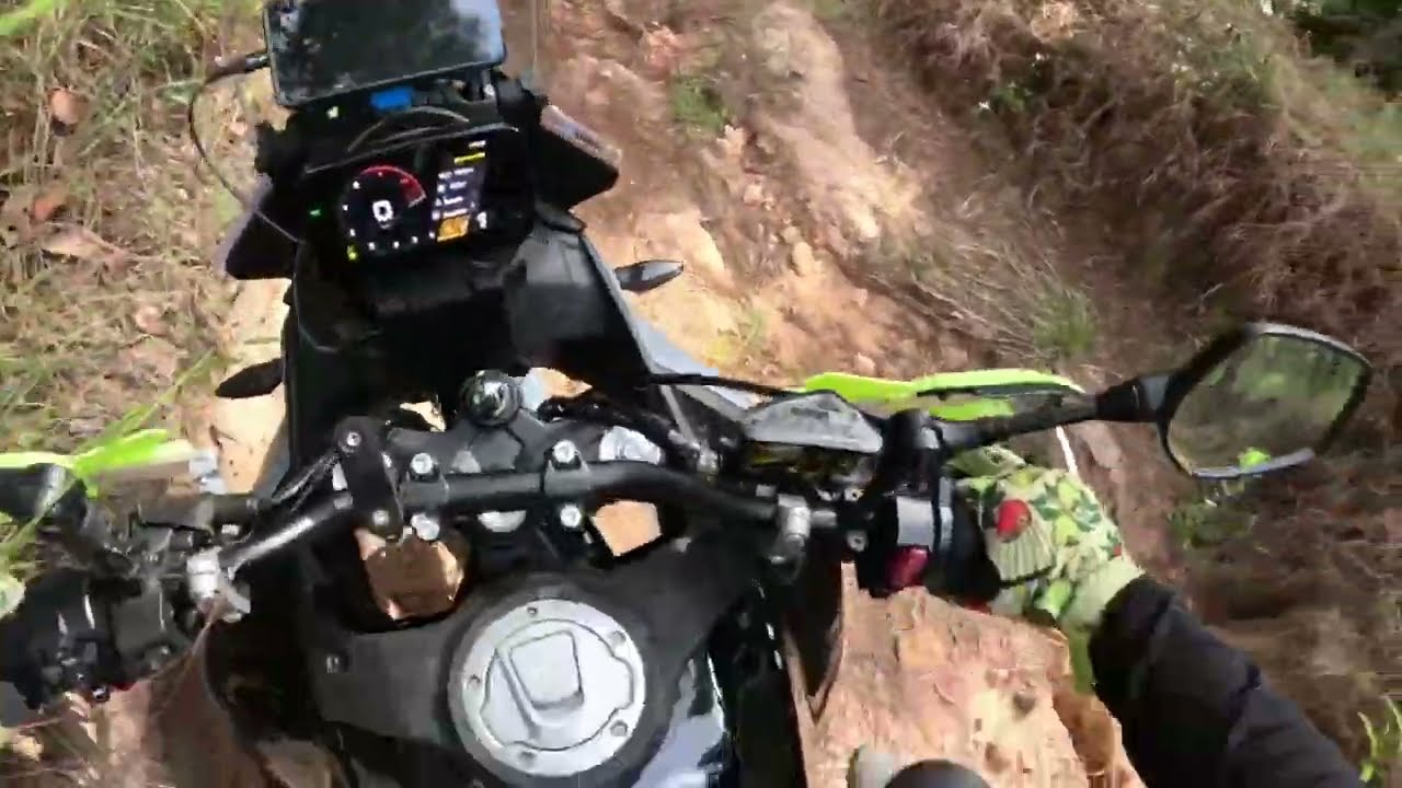 CF MOTO 450MT Goes on some harder offroad trails