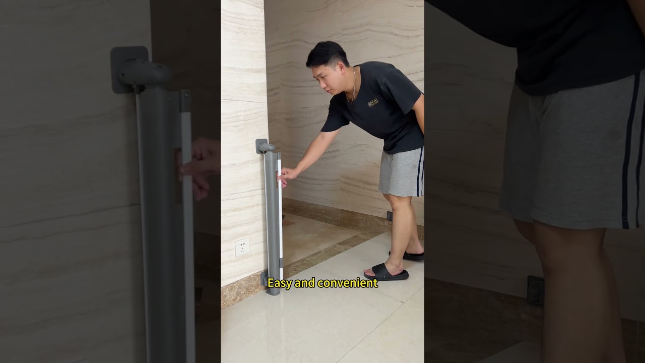 Adjustable Baby Safety Gate &ndash; Secure, Easy to Install, and Pet-Friendly #babylove #baby #youtube