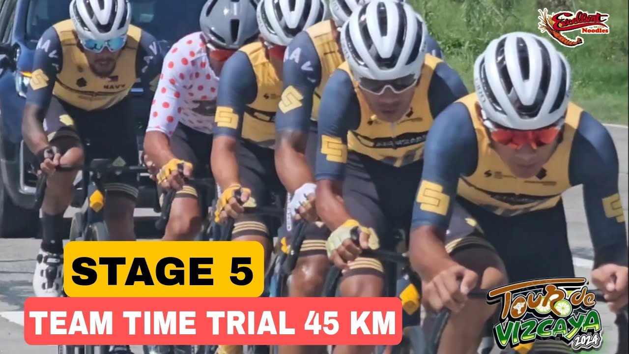 Battle of Team Time Trial STAGE 5 TOUR de VIZCAYA 2024 45 km