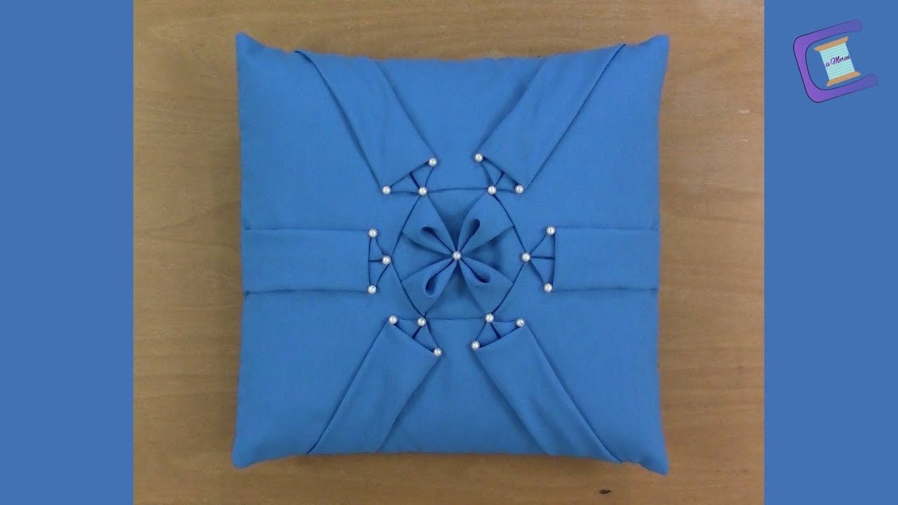 💙Cojín Drapeado Reina💙SMOCKING CUSHION-CAPITONE-FABRIC MANIPULATION