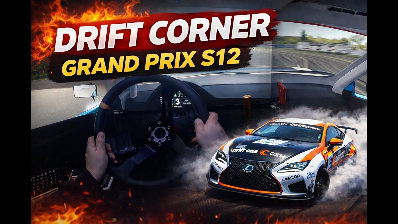 Drift Corner GP S12 – Runda 3 | OnBoard Lexus RCF | OBERA | Assetto Corsa