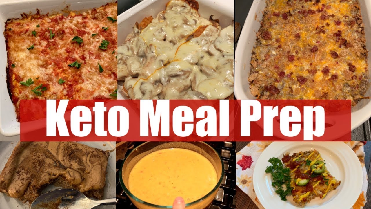 Keto Family Meal Prep -2 Chicken Casseroles /Taco meat / Queso / Meatballs and More