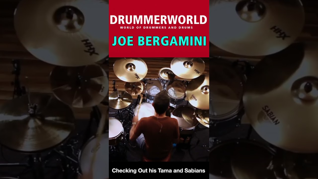Joe Bergamini: TAMA Drums and Sabian Cymbals Demo... #joebergamini    #drummerworld