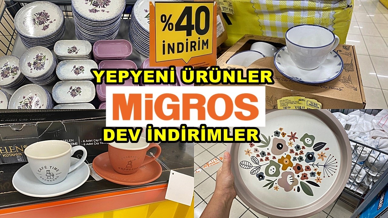 MİGROS'DA DEV İNDİRİM❗️/%50 İNDİRİM❗️/ŞAHANE YEPYENİ ÜRÜNLER ❗️/ ÇEYİZ ALIŞVERİŞİ