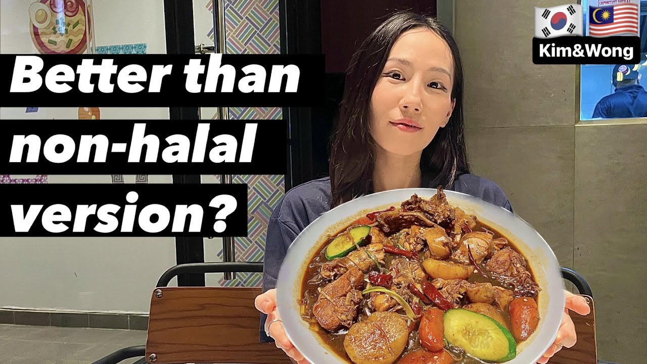 Korean gf APPROVED ✅ This is #1 HALAL Korean food in KL & Malaysia (Sub) #봉추찜닭 #jjimdak #oneutama 🐔