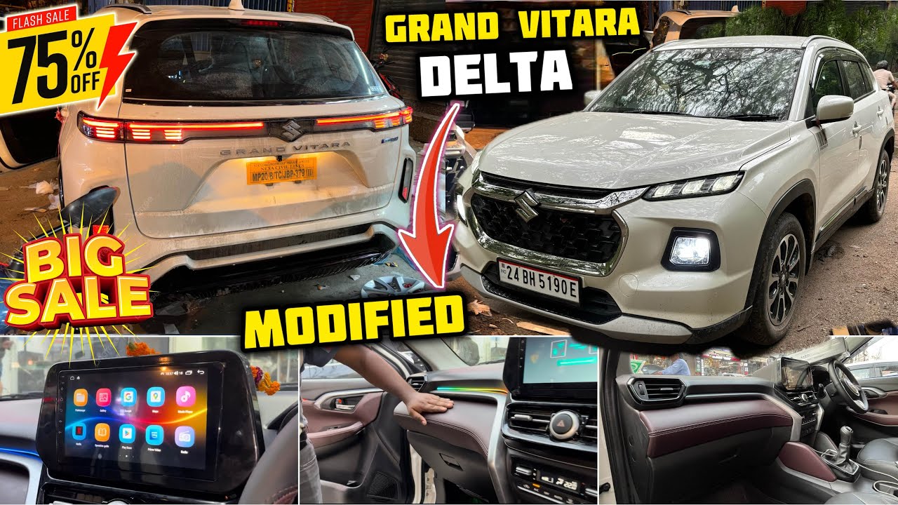 2024 Grand Vitara Delta To Top Modification ✅ Grand Vitara Delta CNG Modified ✅