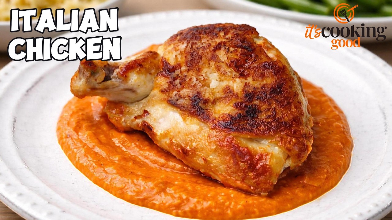Chicken & Tomato Mascarpone Sauce – Easy Italian Chicken Dinner!