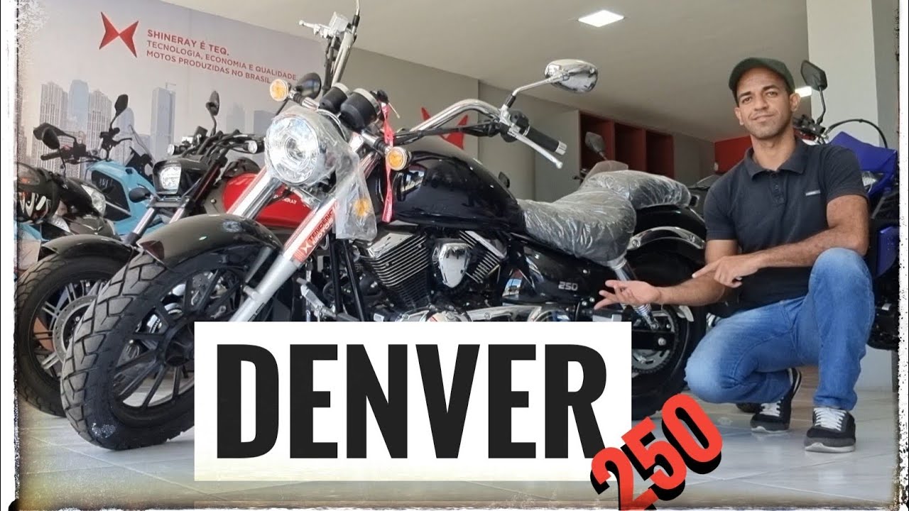Denver 250 em detalhes. #ShinerayDenver250,  #CustomBike,  #Motos