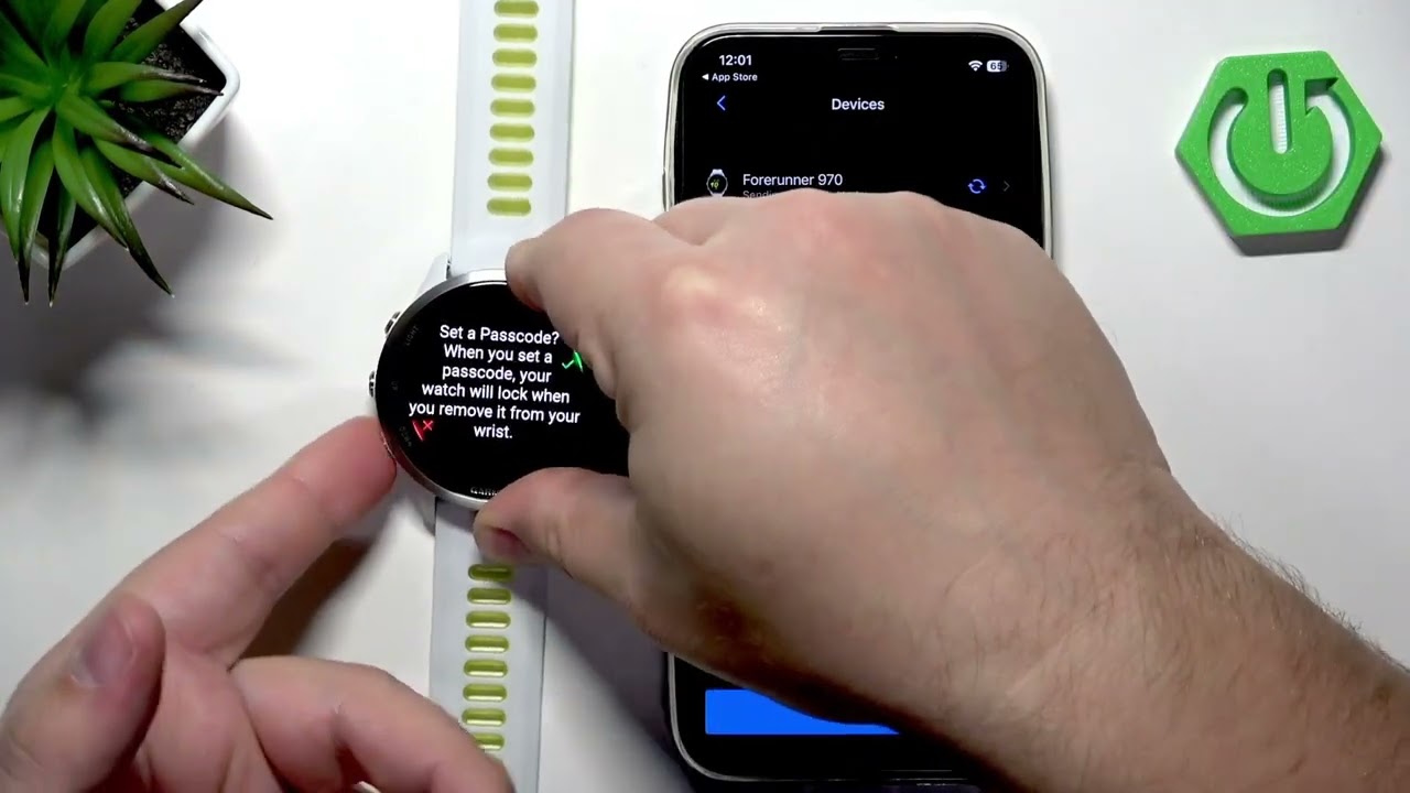 GARMIN Forerunner 970 如何与 iPhone 配对