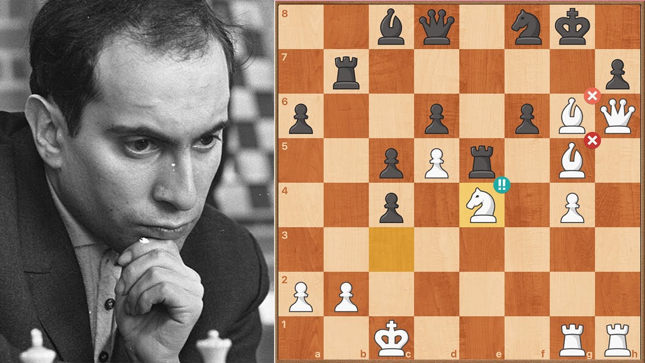 🏆 Mikhail Tal se hace CAMPEÓN de la URSS por esta LOCA partida de Ajedrez vs Tolush