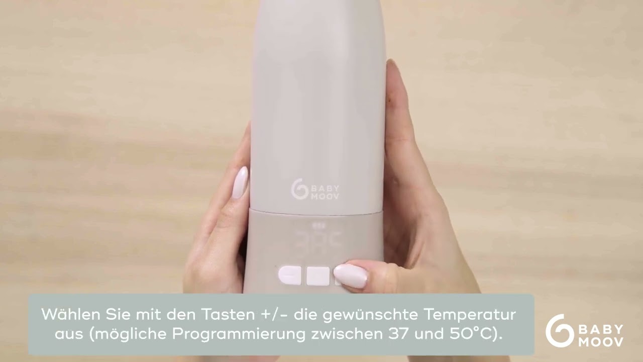 TUTORIAL Moov & Feed: Einstellen der gewünschten Temperatur