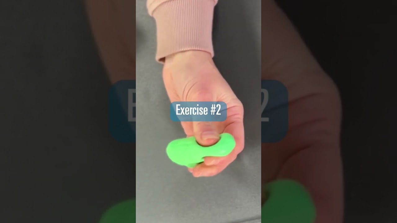 Hand strengthening with putty