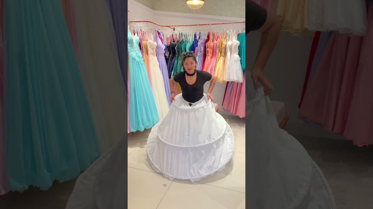 Como usar la crinolina / can can de vestido de #quincea&ntilde;era #quinceaneradress #dress #fashion #moda