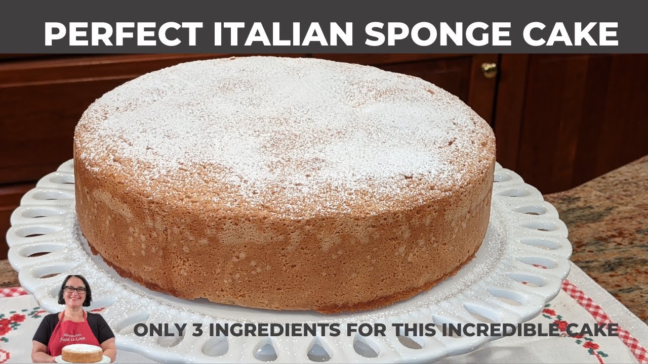 Pan di Spagna - Italian Sponge Cake -Biskvit -Russian Sponge Cake-Pastel - Bolo.